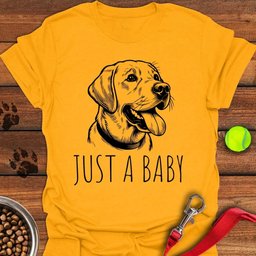 Just A Baby Labrador T Shirt Gift For Dog Lover