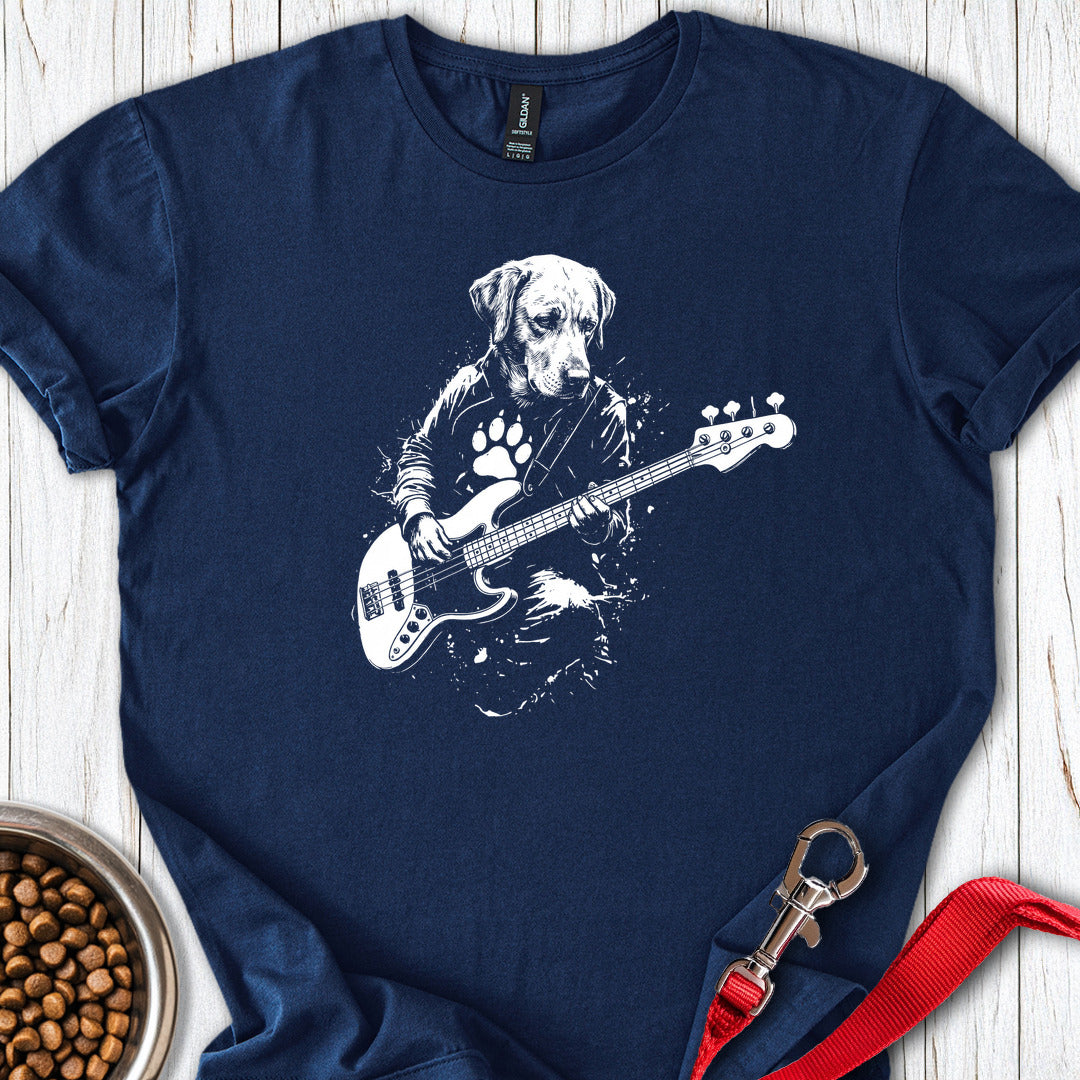 Labrador Bass T Shirt Gift For Dog Lover