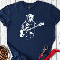 Labrador Bass T Shirt Gift For Dog Lover