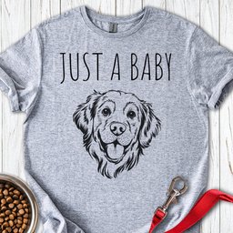 Just A Baby Golden Retriever T Shirt Gift For Dog Lover