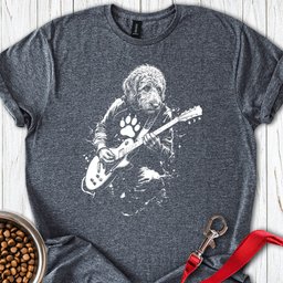 Labradoodle Guitar T Shirt Gift For Dog Lover