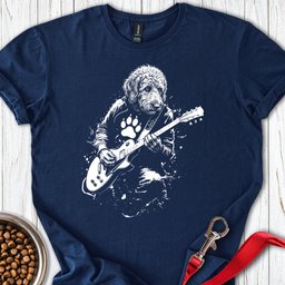 Labradoodle Guitar T Shirt Gift For Dog Lover