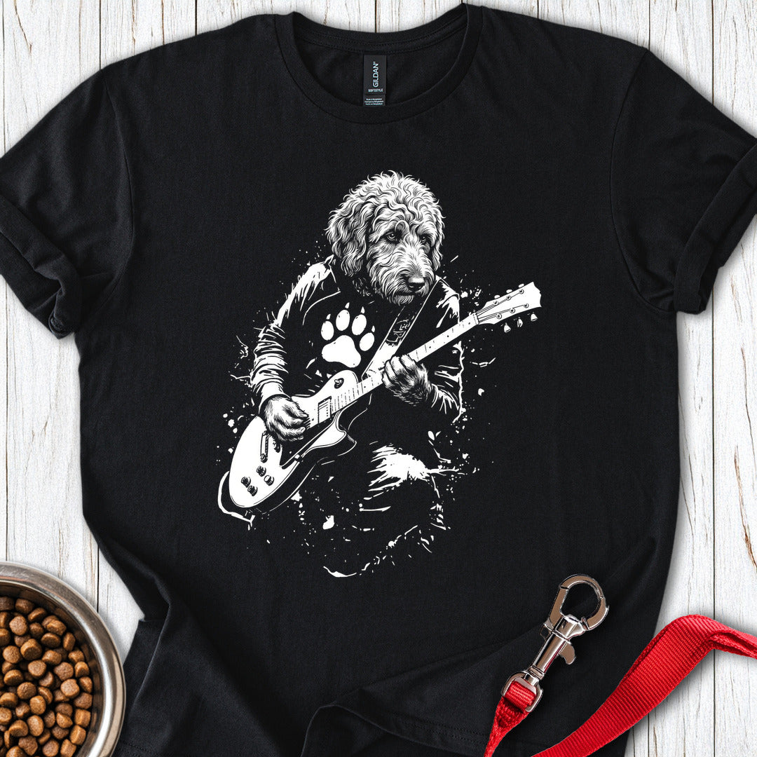 Labradoodle Guitar T Shirt Gift For Dog Lover