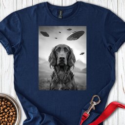 Irish Setter Ufo T Shirt Gift For Dog Lover