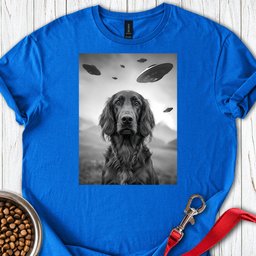 Irish Setter Ufo T Shirt Gift For Dog Lover
