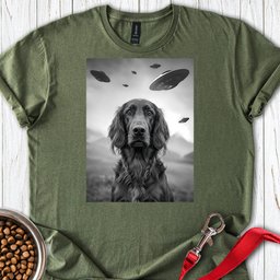 Irish Setter Ufo T Shirt Gift For Dog Lover