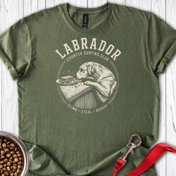 Labrador Counter Surfing Club T Shirt Gift For Dog Lover