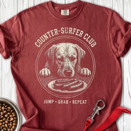 Labrador Counter Surfer Club Premium Tee Gift For Dog Lover