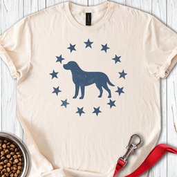 Labrador And Stars T Shirt Gift For Dog Lover
