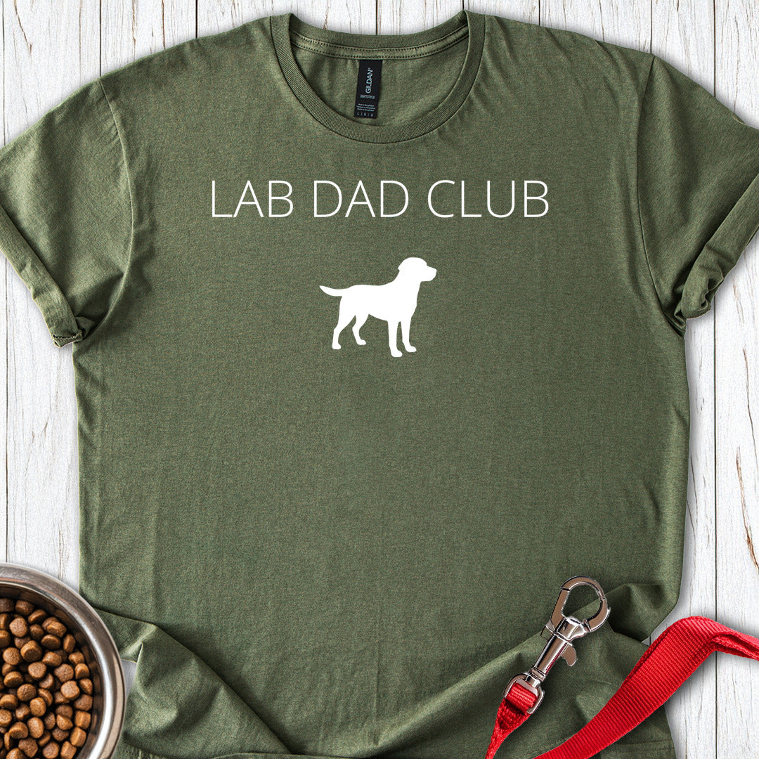 Lab Dad Club T Shirt Gift For Dad