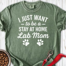 Lab Mom Premium Tee Gift For Mom