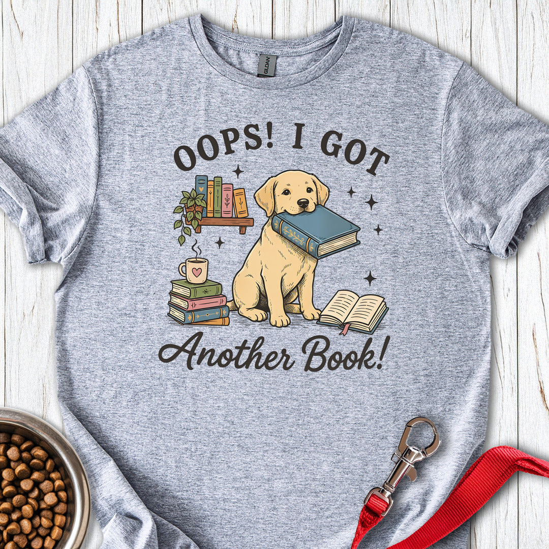 Labrador Book Lover T Shirt Gift For Dog Lover