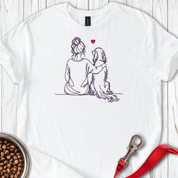 Irish Setter Hug T Shirt Gift For Dog Lover