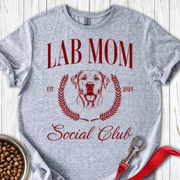Lab Mom Social Club T Shirt Gift For Mom