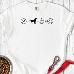 Labrador And Coffee Premium Tee Gift For Dog Lover
