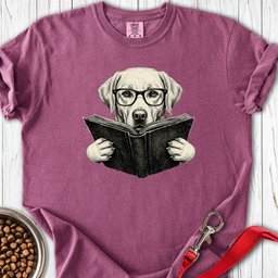 Labrador Book Lover Premium Tee Gift For Dog Lover