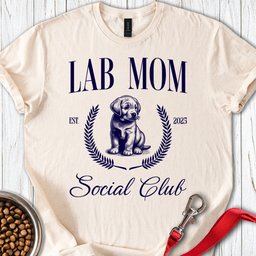 Lab Mom Social Club T Shirt Gift For Mom