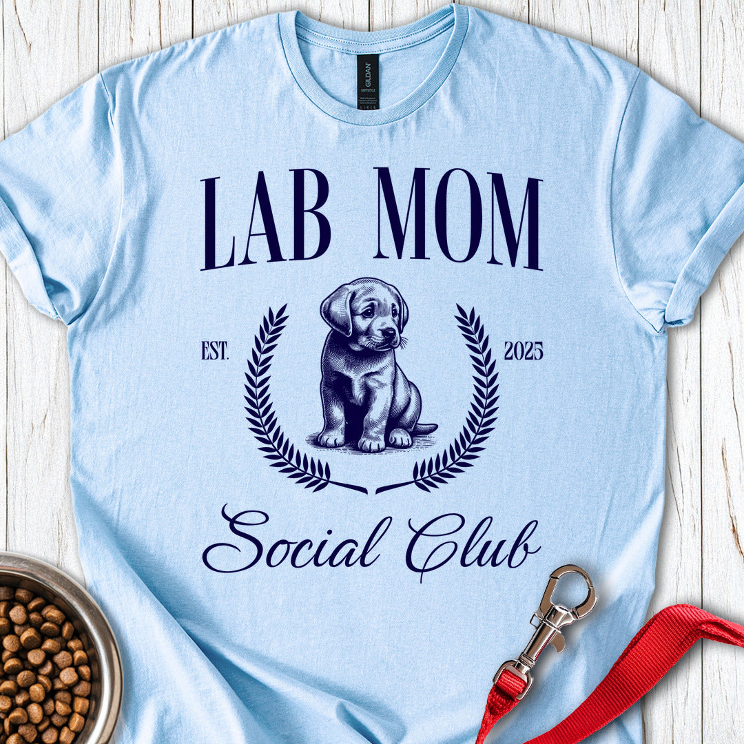Lab Mom Social Club T Shirt Gift For Mom