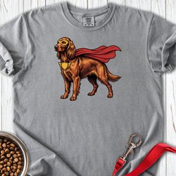 Irish Setter Superhero Premium Tee Gift For Dog Lover