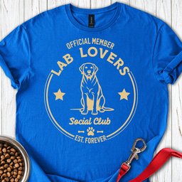 Lab Lovers Social Club T Shirt Gift For Dog Lover