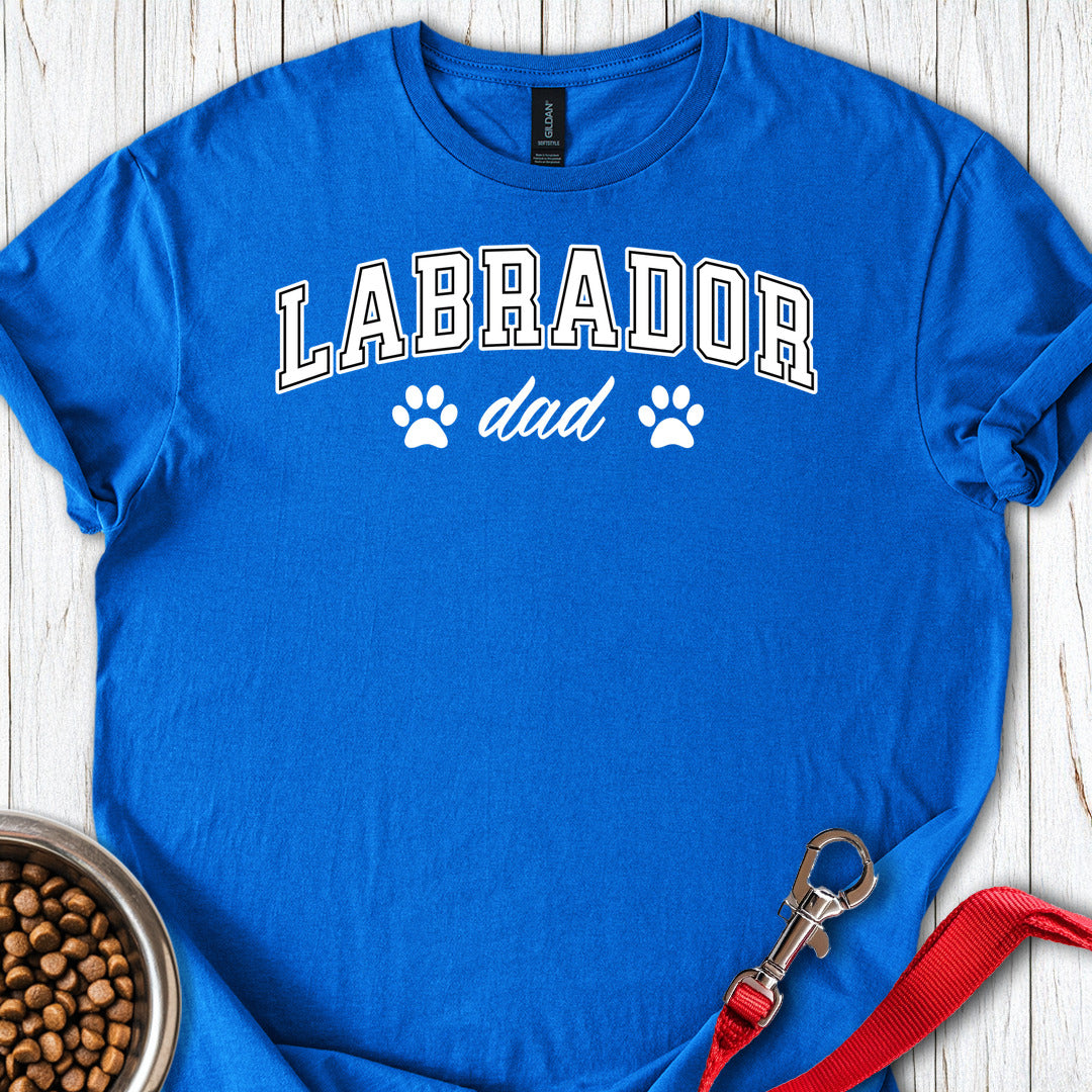 Labrador Dad T Shirt Gift For Dad
