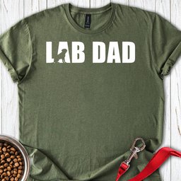 Lab Dad T Shirt Gift For Dad