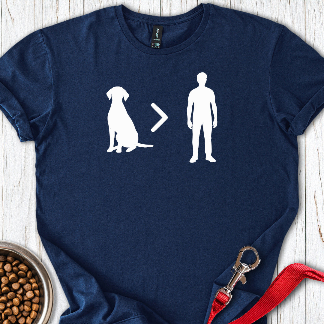 Labs Over People T Shirt Gift For Dog Lover