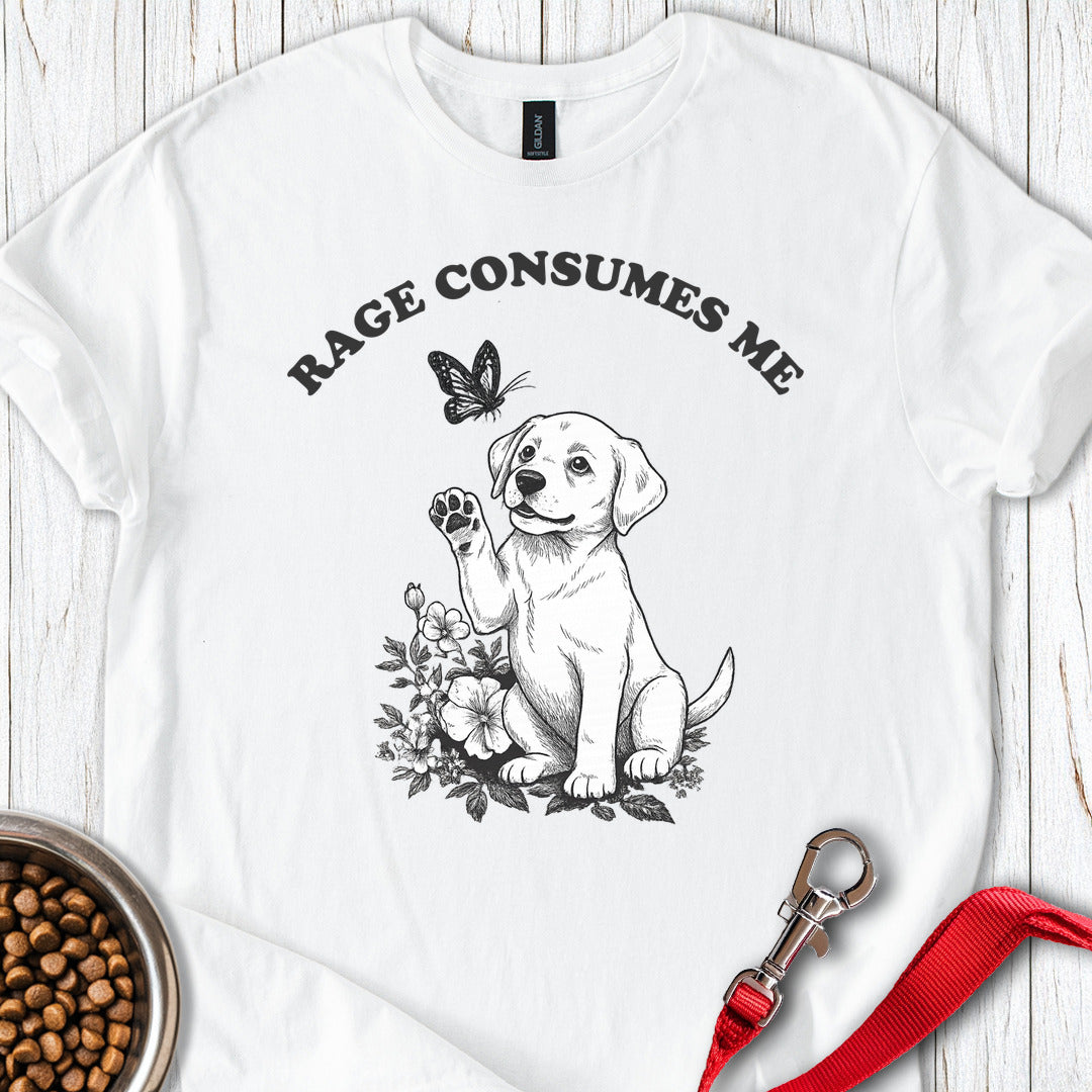 Labrador Rage T Shirt Gift For Dog Lover