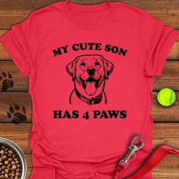 Labrador Son T Shirt Gift For Dog Lover