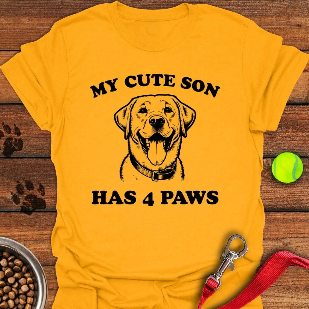 Labrador Son T Shirt Gift For Dog Lover
