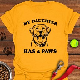 Labrador Daughter T Shirt Gift For Dog Lover