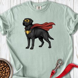 Labrador Superhero Premium Tee Gift For Dog Lover