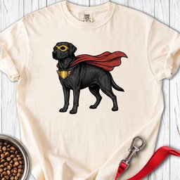 Labrador Superhero Premium Tee Gift For Dog Lover