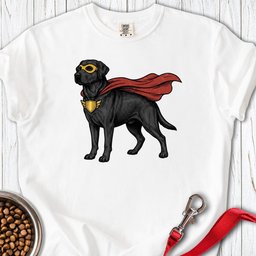 Labrador Superhero Premium Tee Gift For Dog Lover