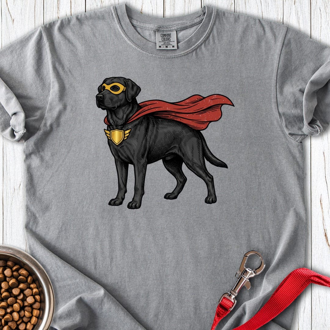 Labrador Superhero Premium Tee Gift For Dog Lover