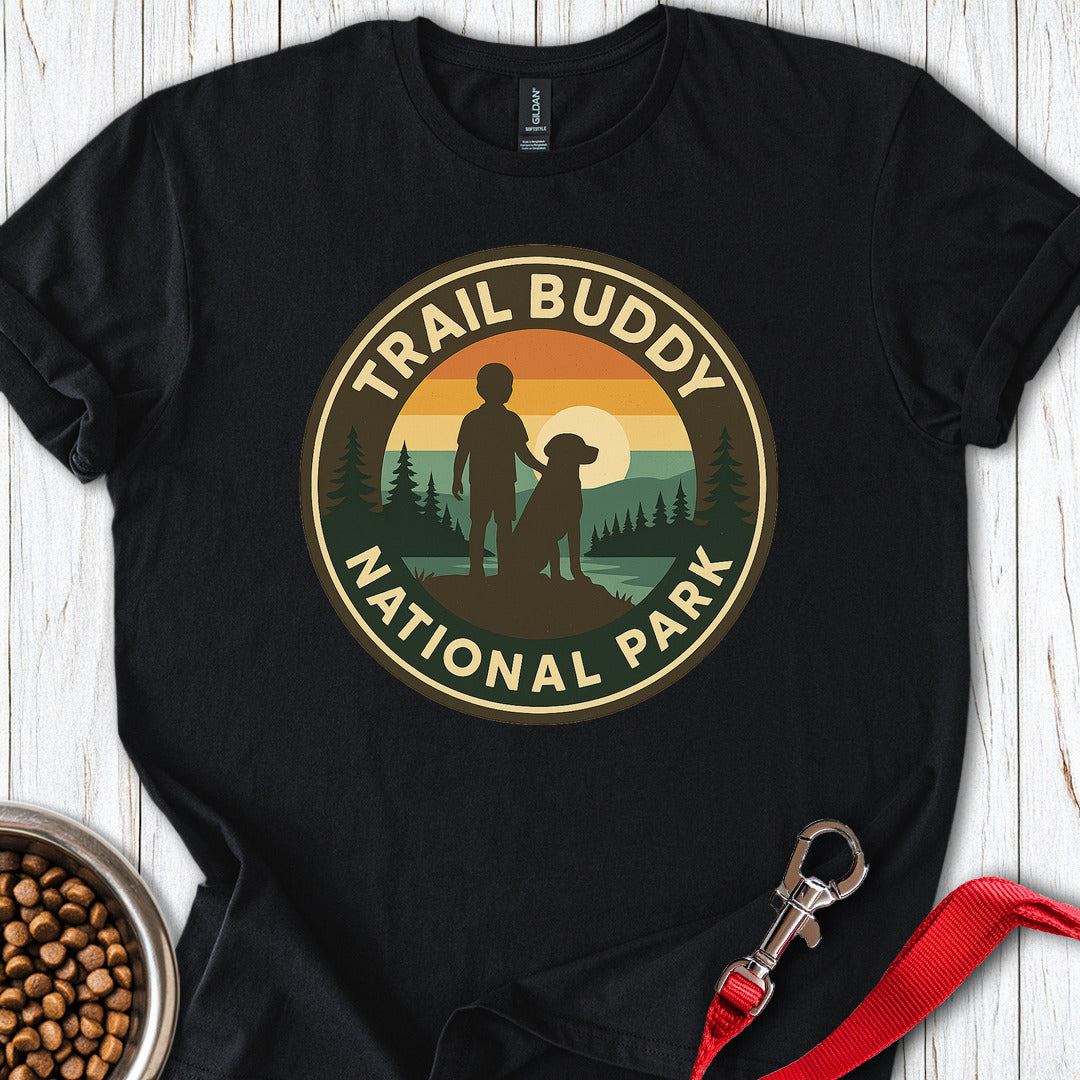 Labrador Hiking National Park T Shirt Gift For Dog Lover