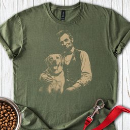 Labrador Lincoln T Shirt Gift For Dog Lover