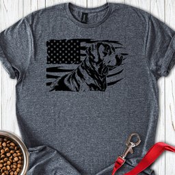 Labrador USA Flag T Shirt Gift For Dog Lover