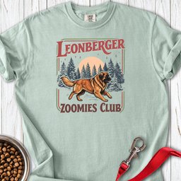 Leonberger Zoomies Club Premium Tee Gift For Dog Lover