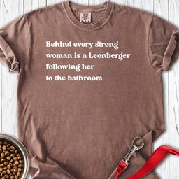 Leonberger Strong Woman Premium Tee Gift For Women