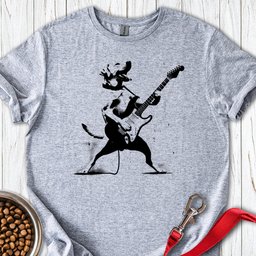 Labrador Rocking The Guitar T Shirt Gift For Dog Lover