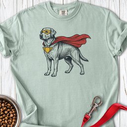 Labrador Superhero Premium Tee Gift For Dog Lover
