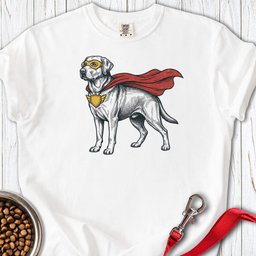 Labrador Superhero Premium Tee Gift For Dog Lover