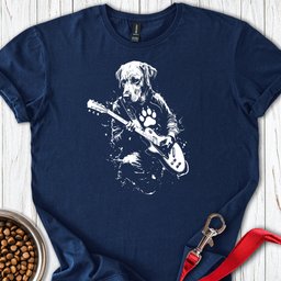 Labrador Left Pawed Rocker T Shirt Gift For Dog Lover