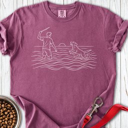Labrador Water Play Premium Tee Gift For Dog Lover