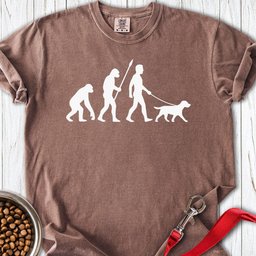 Labrador Evolution Of Men Premium Tee Gift For Dog Lover