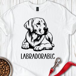 Labradorable Labrador T Shirt Gift For Dog Lover