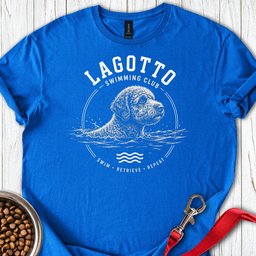 Lagotto Swimming Club T Shirt Gift For Dog Lover