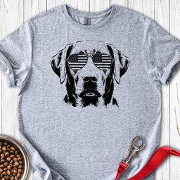 Labrador USA Sunglasses T Shirt Gift For Dog Lover
