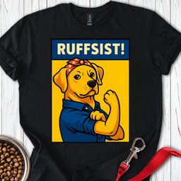 Labrador Rosie The Riverter T Shirt Gift For Dog Lover